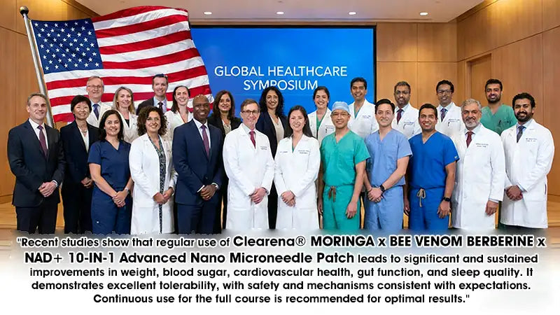👨‍⚕️ Moringa · Berberine × NAD+ 10-in-1 Advanced Nano Microneedle Patch - Once Daily, Visible Results in 7 Days